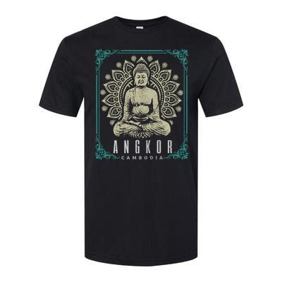 Angkor Wat Cambodia Buddha Temple Travel Souvenir Gift Meaningful Gift Softstyle CVC T-Shirt