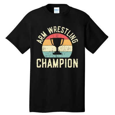 Arm Wrestling Champion Tall T-Shirt