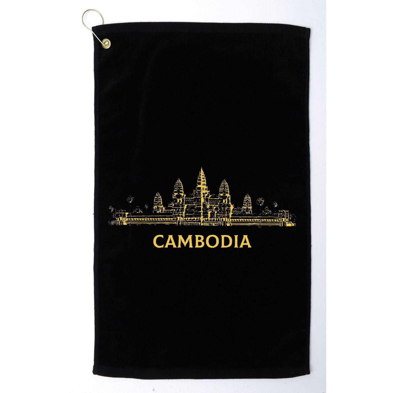 Angkor Wat Cambodian Khmer Cambodian Golf Towel