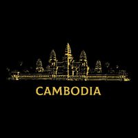 Angkor Wat Cambodian Khmer Cambodian Zip Tote Bag