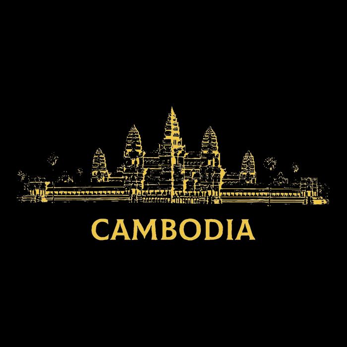 Angkor Wat Cambodian Khmer Cambodian Zip Tote Bag
