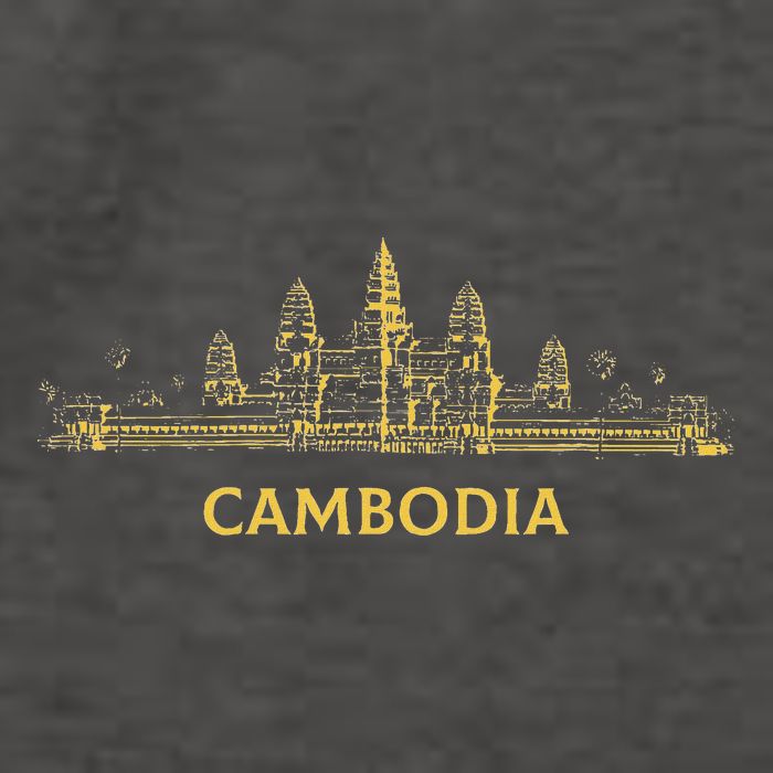 Angkor Wat Cambodian Khmer Cambodian Vector Backpack