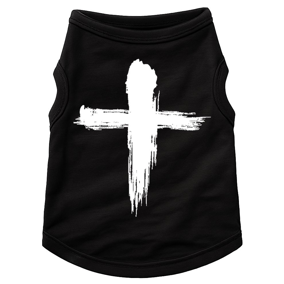 Ash Wednesday Christian Lent Cross Blessing Holy Week Gift Doggie Tank