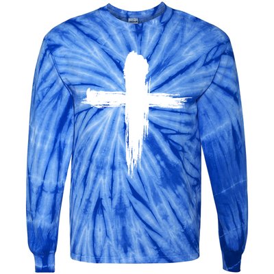 Ash Wednesday Christian Lent Cross Blessing Holy Week Gift Tie-Dye Long Sleeve Shirt