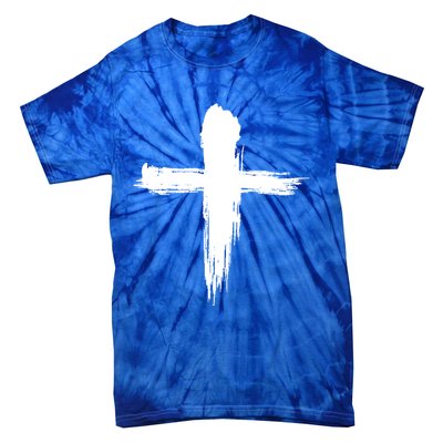 Ash Wednesday Christian Lent Cross Blessing Holy Week Gift Tie-Dye T-Shirt