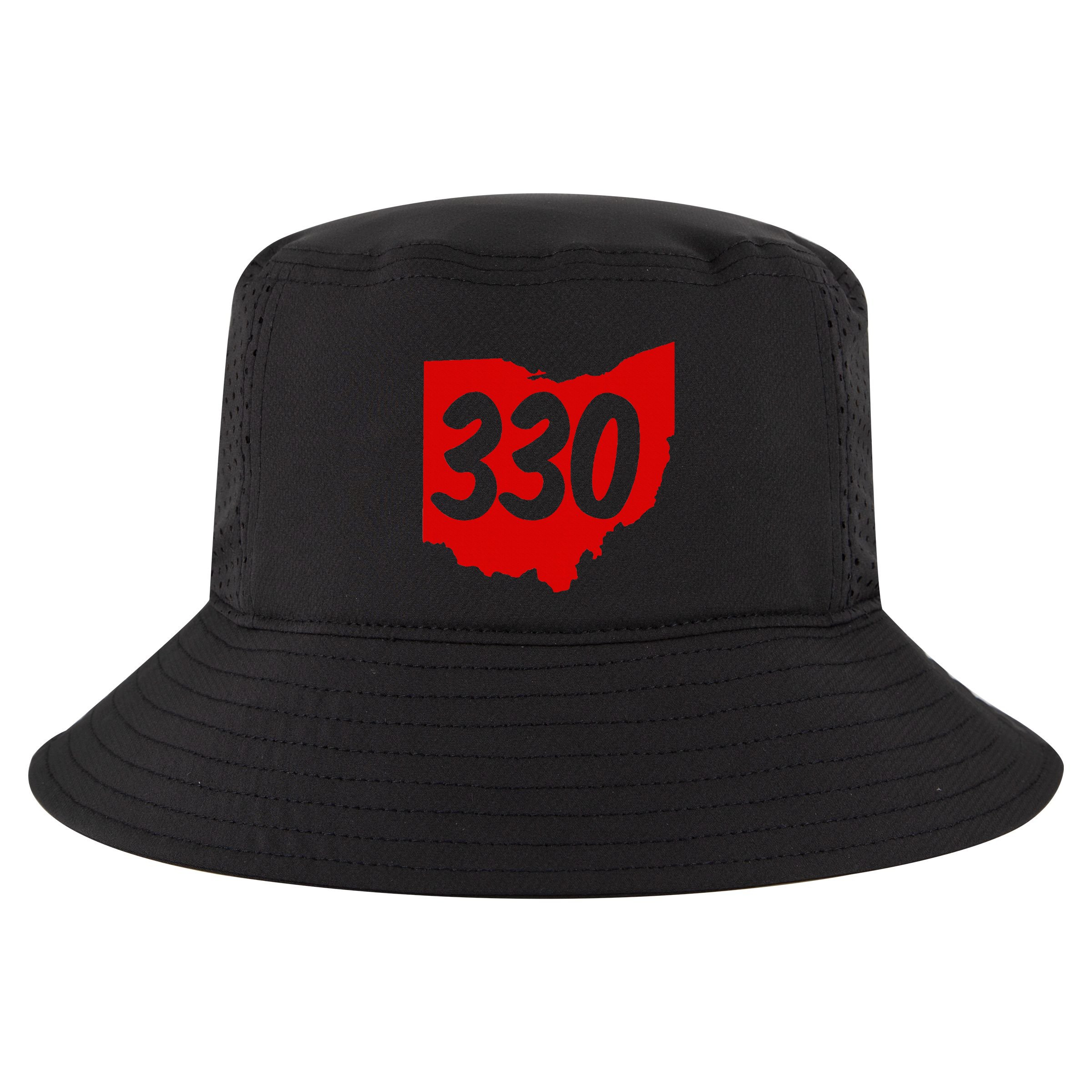 Akron Warren Canton Youngstown Ohio 330 Area Code Cool Comfort Performance Bucket Hat
