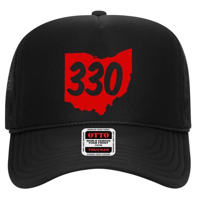 Akron Warren Canton Youngstown Ohio 330 Area Code Trucker Hat