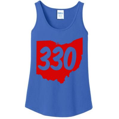 Akron Warren Canton Youngstown Ohio 330 Area Code Ladies Essential Tank