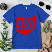 Akron Warren Canton Youngstown Ohio 330 Area Code Premium T-Shirt