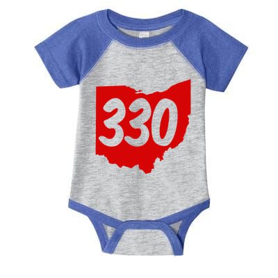 Akron Warren Canton Youngstown Ohio 330 Area Code Infant Baby Jersey Bodysuit