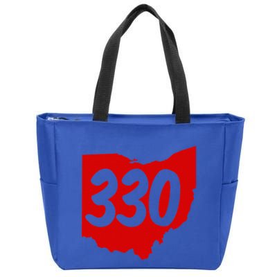 Akron Warren Canton Youngstown Ohio 330 Area Code Zip Tote Bag