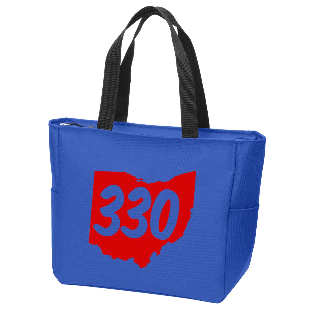 Akron Warren Canton Youngstown Ohio 330 Area Code Zip Tote Bag
