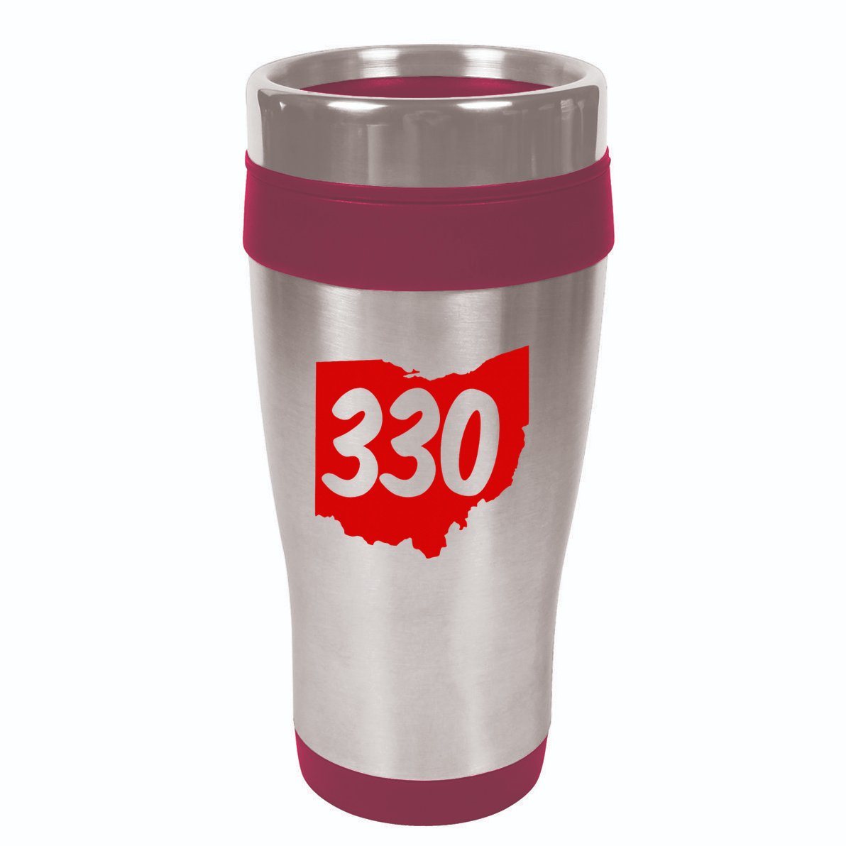 Akron Warren Canton Youngstown Ohio 330 Area Code 16oz Travel Tumbler