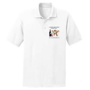 A Woman Cannot Survive On Wine Alone Beagle Lovers PosiCharge RacerMesh Polo