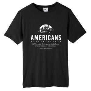 Americans WeLl Cross A Frozen River Tall Fusion ChromaSoft Performance T-Shirt