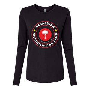 Asgardian Weightlifting Club Womens Cotton Relaxed Long Sleeve T-Shirt