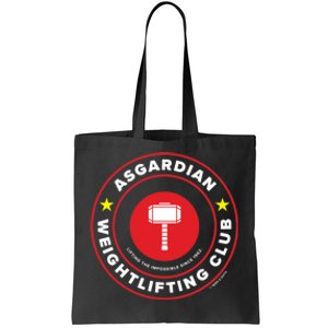 Asgardian Weightlifting Club Tote Bag