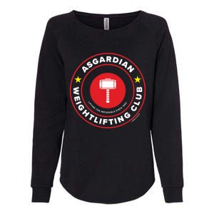 Asgardian Weightlifting Club Womens California Wash Sweatshirt