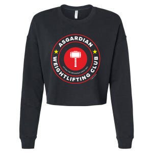 Asgardian Weightlifting Club Cropped Pullover Crew