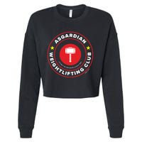 Asgardian Weightlifting Club Cropped Pullover Crew