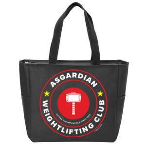 Asgardian Weightlifting Club Zip Tote Bag