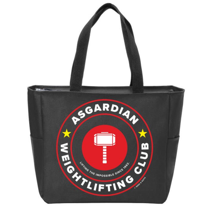 Asgardian Weightlifting Club Zip Tote Bag