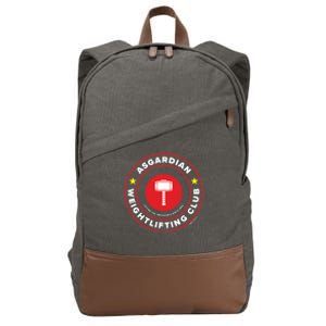 Asgardian Weightlifting Club Cotton Canvas Backpack