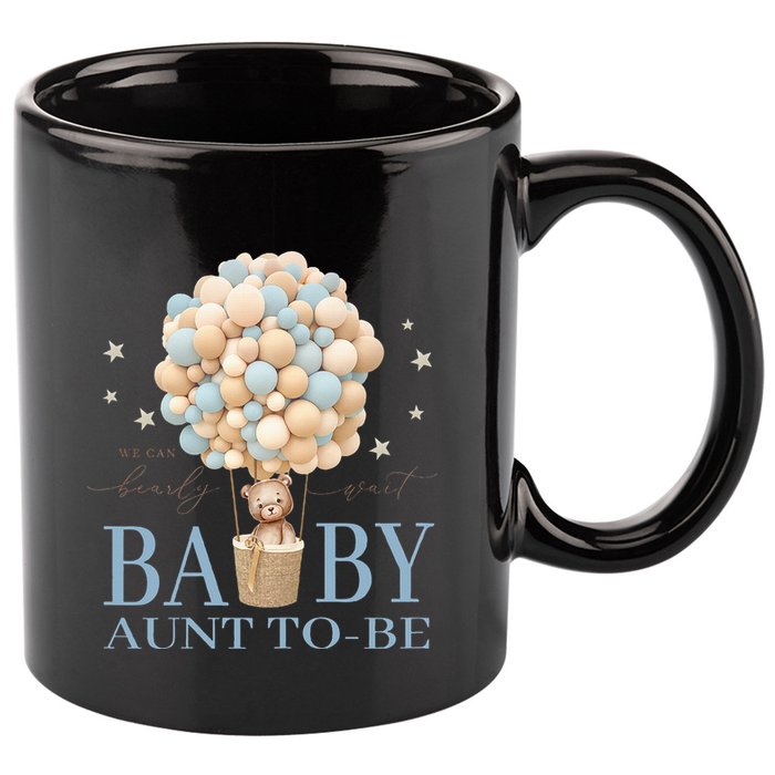Aunt We Can Bearly Wait Baby Shower Bear Family Matching 11oz C Handle Ceramic Mug