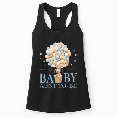 Aunt We Can Bearly Wait Baby Shower Bear Family Matching Womens Tank Top