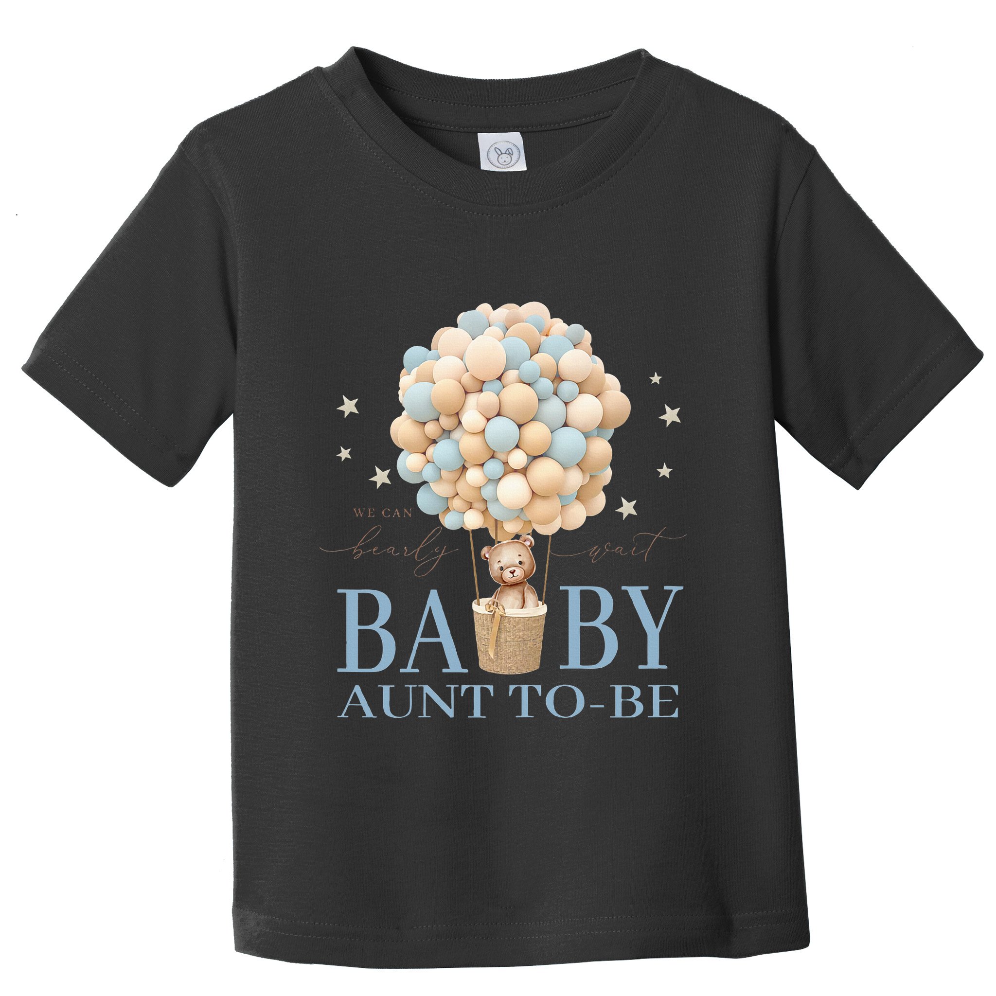 Aunt We Can Bearly Wait Baby Shower Bear Family Matching Toddler T-Shirt