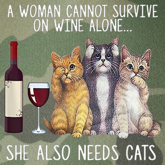 A Woman Cannot Survive On Wine Alone She Also Needs Cat Legacy Tie Dye Trucker Hat