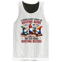 A Woman Cannot Survive On Quilting Alone She Also Needs Mesh Reversible Basketball Jersey Tank