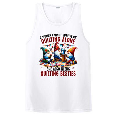 A Woman Cannot Survive On Quilting Alone She Also Needs PosiCharge Competitor Tank