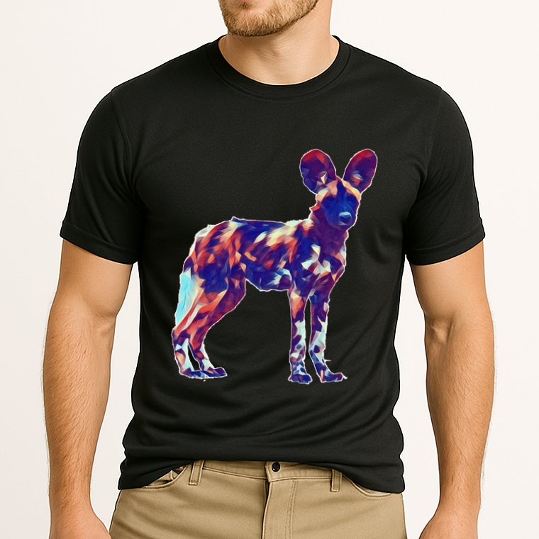 African Wild Dog Cooling Performance Crew T-Shirt