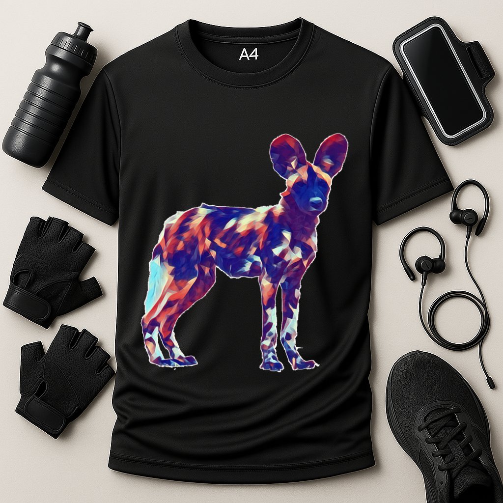 African Wild Dog Cooling Performance Crew T-Shirt