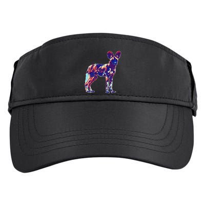 African Wild Dog Adult Drive Performance Visor