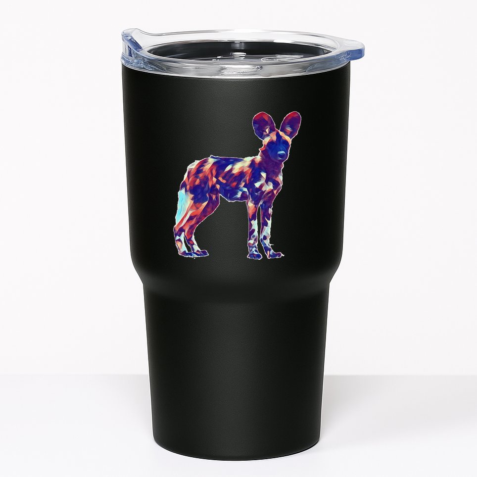 African Wild Dog Tumbler