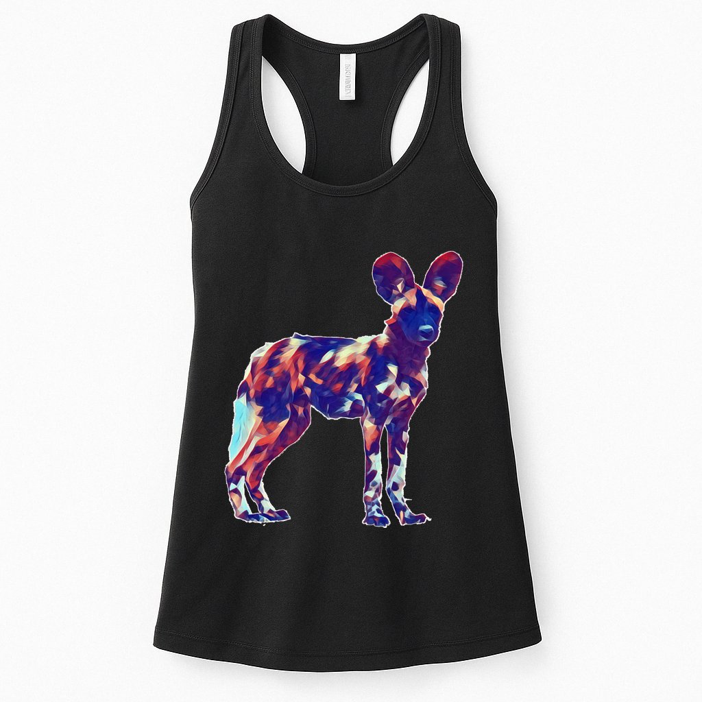 African Wild Dog Womens Tank Top
