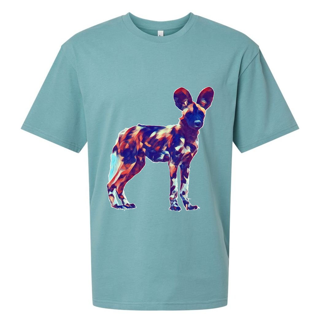 African Wild Dog Sueded Cloud Jersey T-Shirt