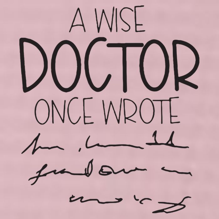 A Wise Doctor Once Wrote 25L Jumbo Tote