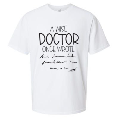 A Wise Doctor Once Wrote Sueded Cloud Jersey T-Shirt