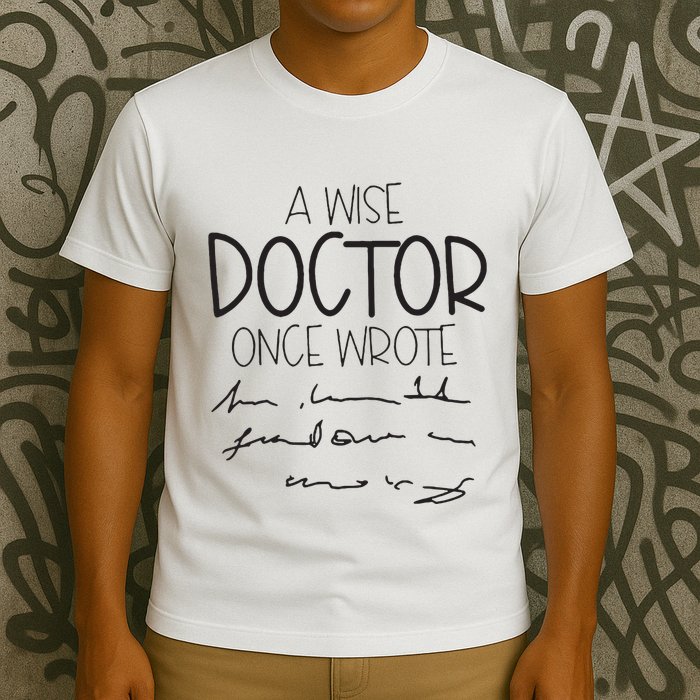 A Wise Doctor Once Wrote T-Shirt