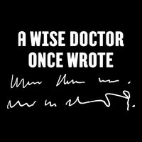 A Wise Doctor Once Wrote Medical Doctor Handwriting Impact Tech Backpack