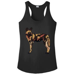 African Wild Dog Hunting Endangered Gift Gift Ladies PosiCharge Competitor Racerback Tank