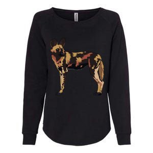 African Wild Dog Hunting Endangered Gift Gift Womens California Wash Sweatshirt