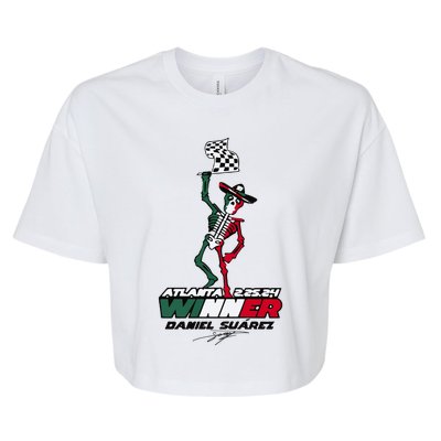 Atlanta Winner Daniel Suarez Bella+Canvas Jersey Crop Tee