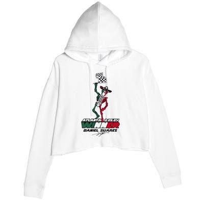 Atlanta Winner Daniel Suarez Crop Fleece Hoodie