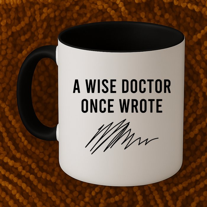 A Wise Doctor Once Wrote Mug