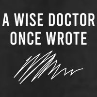A Wise Doctor Once Wrote Golf Towel
