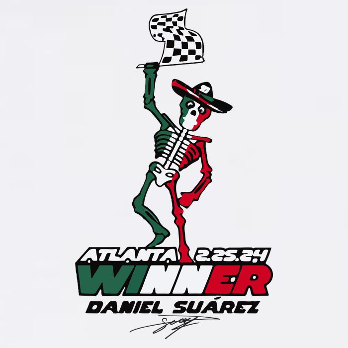 Atlanta Winner Daniel Suarez Cooling Performance Crew T-Shirt